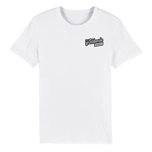 Logo schwarzweiss - Unisex-T-Shirt aus Bio Baumwolle